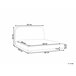 Beliani Cama con somier Poliéster ROISEL 181x226 Crema