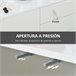 Aparador de Salón Melamina de Madera HOMCOM 117 Crudo
