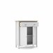 Mueble Microondas 2P 1C LANDHAUS. Blanco