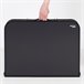 Aktive Mesa plegable camping ajustable en altura y antideslizante Negro