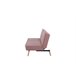Sofá cama ROSI 3 plazas color rosa Rosa