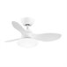 Ventilador De Techo Metal Serie Paramo Blanco