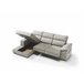 Chaise longue con arcón RUBIK Beige