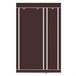 Armario Vestidor de Tela Con Puertas de Cremallera Nyana Home Marron