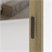 Armario TOUCH II puertas correderas con espejo 150x215cm Roble