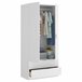 Armario 2 puertas efecto madera 81 Blanco