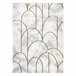 Alfombra EMERALD exclusivo 1016 glamour 200x290 Crema