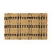 Alfombra de fibra de coco 75x45 Natural