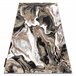 Alfombra DE LUXE moderna 622 Abstracción - Structural 180x270 Crema
