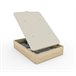 Canapé Abatible de Madera Cambrian Gran capacidad 105x190 Roble