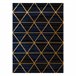 Alfombra EMERALD exclusivo 1020 glamour 120x170 Azul