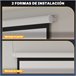 Pantalla Proyector Plástico HOMCOM Blanco