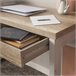 Escritorio VERONA 2 cajones blanco/Roble Blanco/ Madera