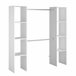 Vestidor Abierto Modular Custom 2 Modulos A Blanco
