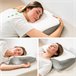 Almohada Cervical Ergonómica 3 en 1 Blanco
