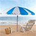 Aktive Sombrilla playa grande inclinable twister UV50 c/funda Azul