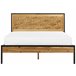 Beliani Cama con somier MDF ERVILLERS Marron