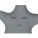 Beliani Cojín decorativo BHOPAL 40x40 Gris
