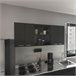 Mueble de Pared Cocina con Cristal 150 Blanco