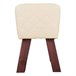 Taburete tapizado Beige