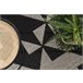 Alfombra de cuerda sisal FLOORLUX 20489 Triángulo 240x330 Gris
