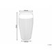 Beliani Estante de baño pequeño ARRAH Blanco/ Beige