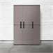 Armario exterior en PVC Gris