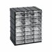 Armario multiusos 2 puertas en PVC Antracita