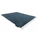 Alfombra BERBER 9000 Franjas Bereber Marroquí Shaggy 200x290 Azul