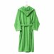 Albornoz benetton 360 gsm 100% algodón Verde