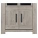 Vitrina 4 puertas BOSTON roble y gris Roble Gris