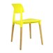 Silla de cocina fija AGATA Amarillo