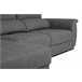 Chaise longue con cama BENSON Antracita