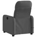 Sillón Reclinable De Masaje Gris Oscuro