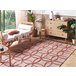 Beliani Alfombra de pelo corto KIRSEHIR 140x200 Rojo