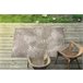 Alfombra de cuerda sisal FLOORLUX 20504 Hojas Selva 60x110 Beige
