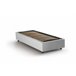 Cama individual en tela Blanco