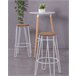 Taburete industrial en madera de fresno  - Lisbon Blanco