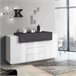 Aparador efecto madera 160 Blanco Brillo