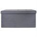 Banco-Puf Baúl Plegable Gris Oscuro
