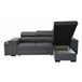Chaise longue con cama NORWAY reversible 3 plazas gris Gris