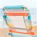 Aktive Silla plegable playa, aluminio, 5 posiciones y bolsillo Multicolor