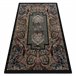Alfombra de lana POLONIA Mozaika oriental 200x300 Azul/ Negro