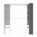 Vestidor con cortina Suite 180 Multicolor