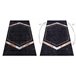 Alfombra lavable MIRO 52025.802 Mármol Geométrico 80x150 Negro