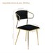2 piezas, silla de comedor, silla alta Negro