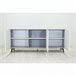 Aparador efecto madera 184 Blanco/ Gris