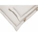 Beliani Cojín de asiento MAUI Blanco/ Beige
