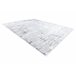 Alfombra MEFE moderna 8722 Líneas vintage Structural dos nivel 80x150 Gris