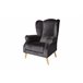 Sillón FLORENCIA decorativo color negro Negro